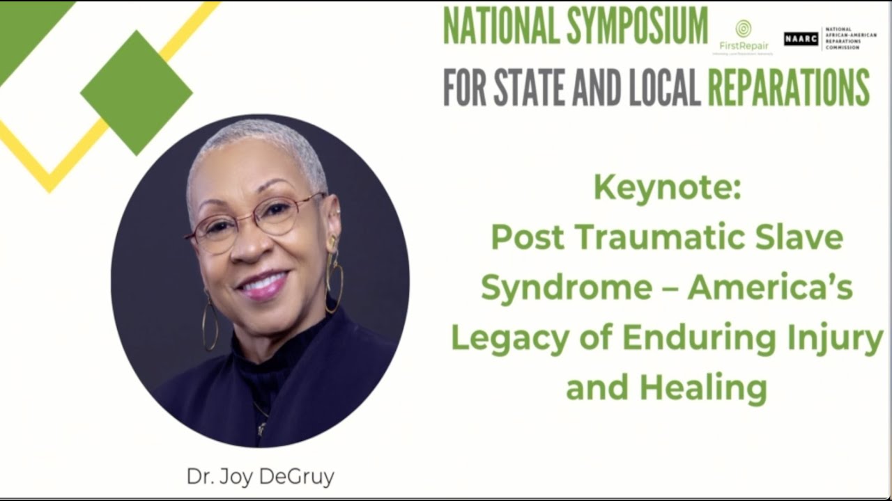 Dr Joy DeGruy: Post Traumatic Slave Syndrome America's Legacy of Enduring Injury and Healing