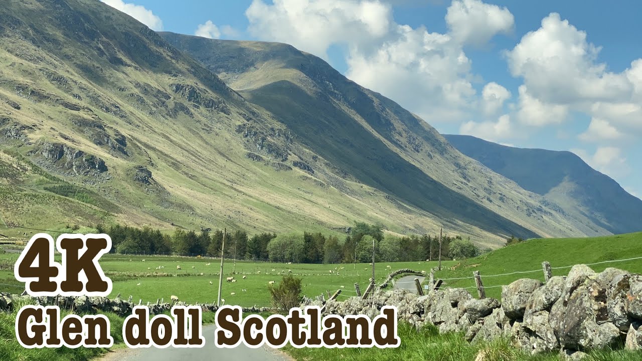 🏴󠁧󠁢󠁳󠁣󠁴󠁿drive to Glen doll summer time|Scotland|4K 60fps|on the way by moo family Vlogs