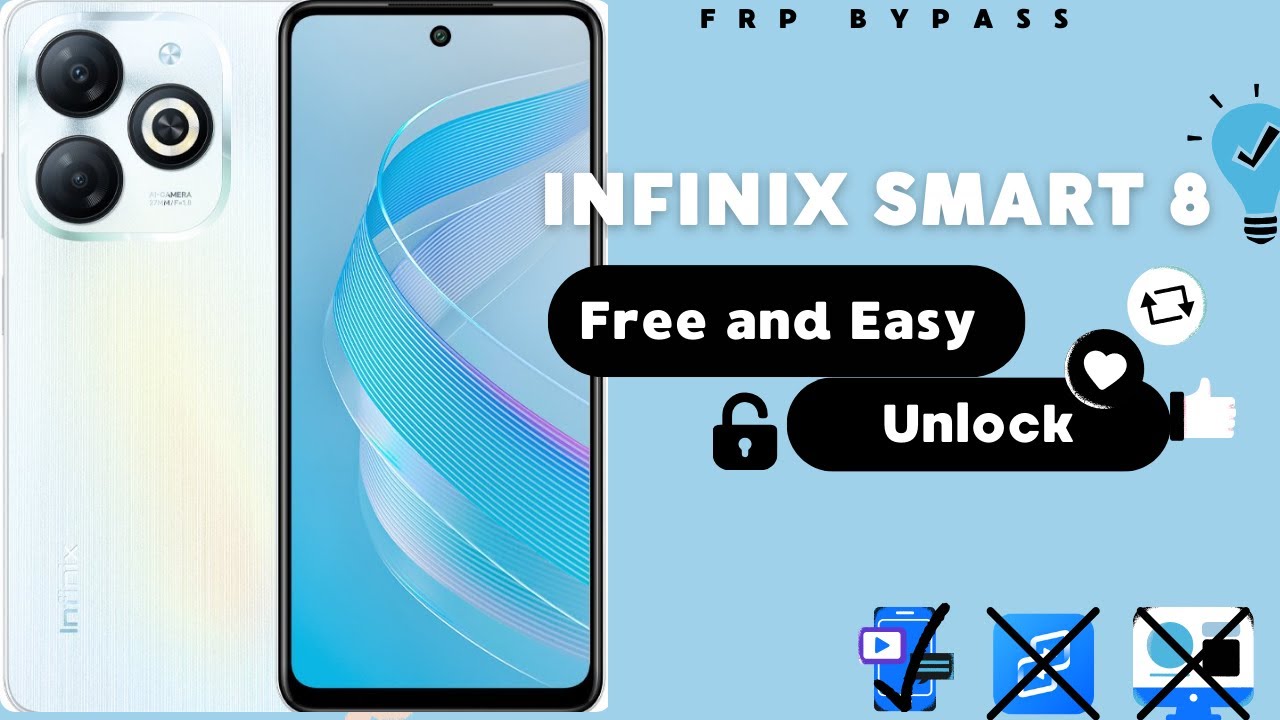 INFINIX SMART 8 (x6525) FRP Bypass|ÚLTIMA SEGURIDAD ENERO 2024| SIN PC NI PROGRAMAS (TRUCO)