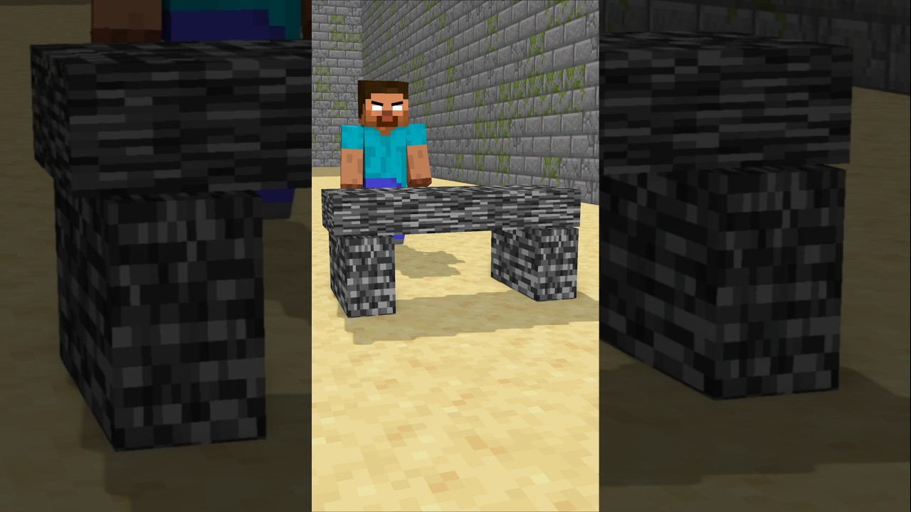 HELP Herobrine Break The Bedrock To Open Door #friendship #shorts #trending #anime