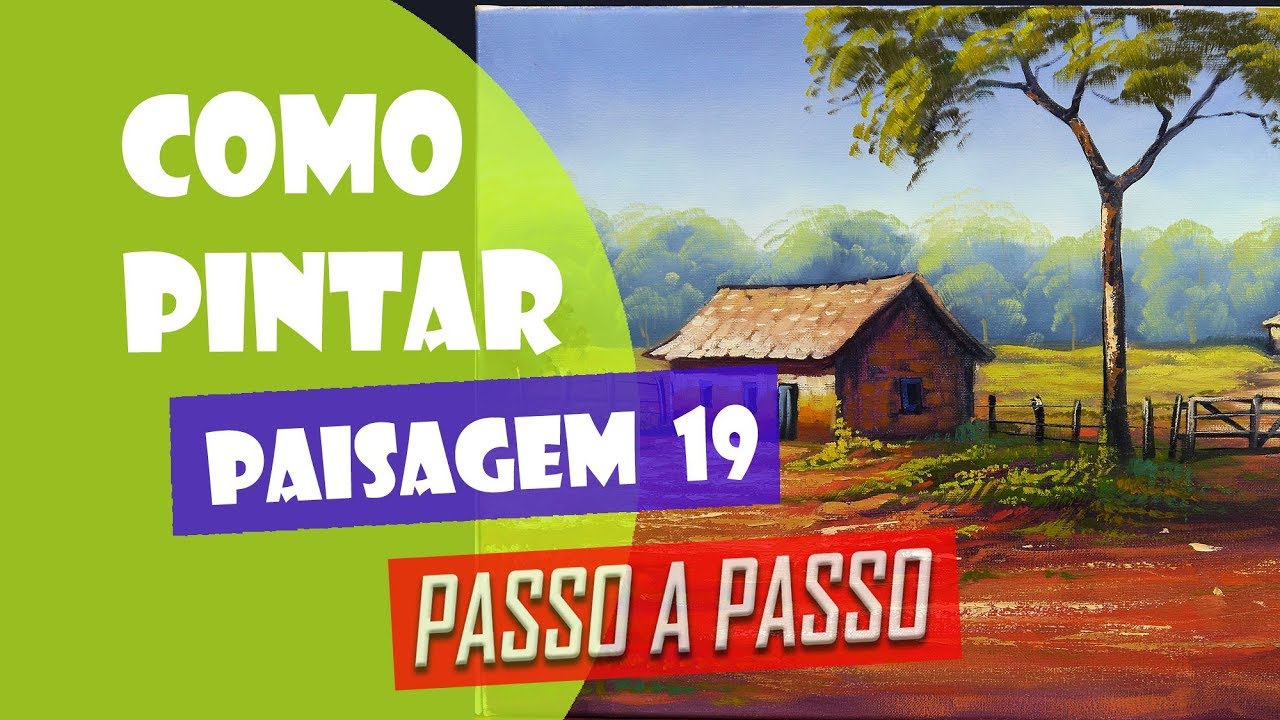 Como Pintar : Paisagem #19 ( Passo a Passo )