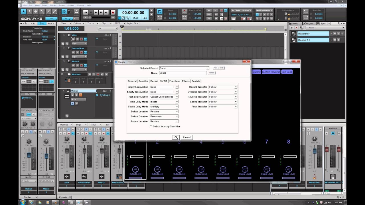 Tutorial : Sonar x3 and mobius VST looper setup