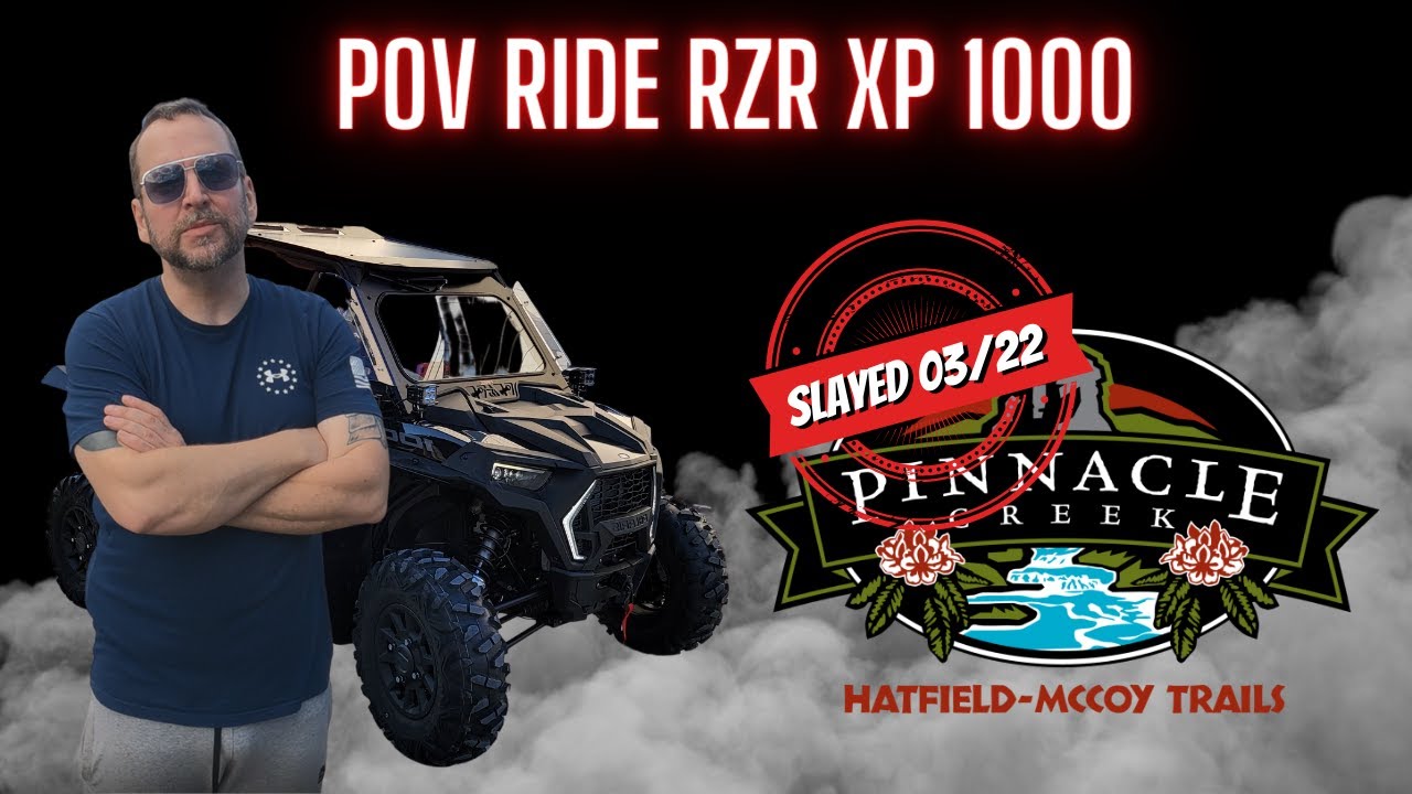 2022 Polaris RZR XP 1000 POV SXS/UTV Trail Ride | Hatfield McCoy WV | Pinnacle Creek