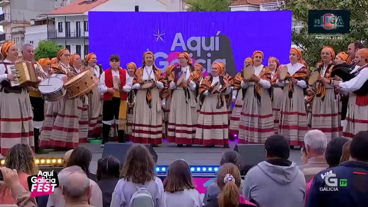 Xograres de Lemos en AQUÍ GALICIA FEST desde Monforte (11/05/2025)