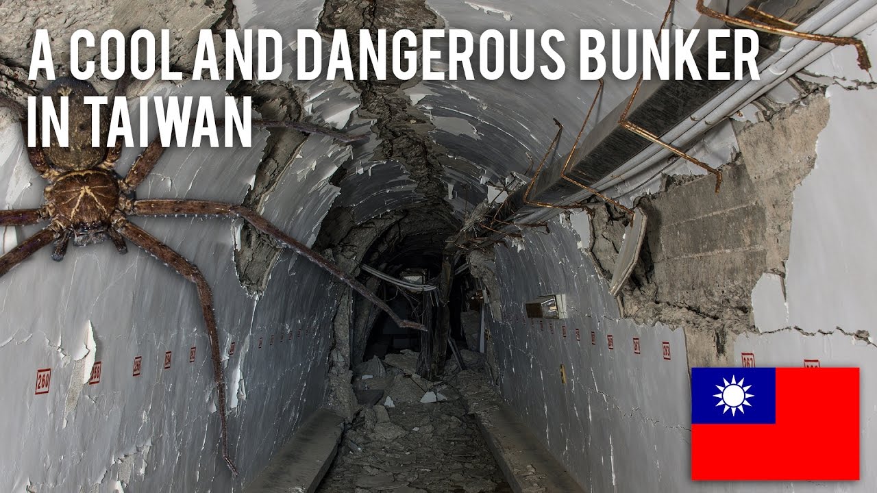 URBEX | A dangerous abandoned Bunker in Taiwan full with critters