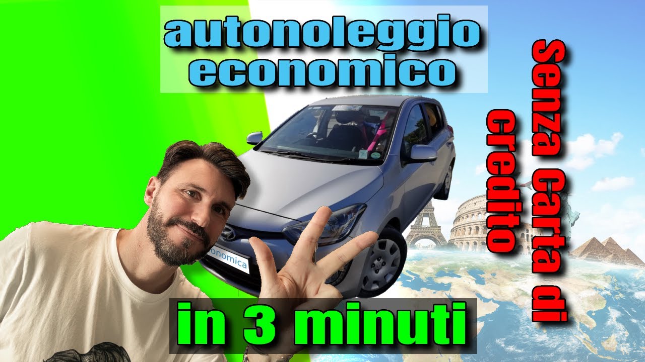 Le migliori compagnie di autonoleggio in 3 minuti, anche senza carta di credito.