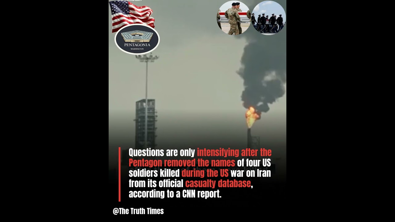 Questions are only intensifying after the Pentagon removed the names of four US soldiers killed.....
