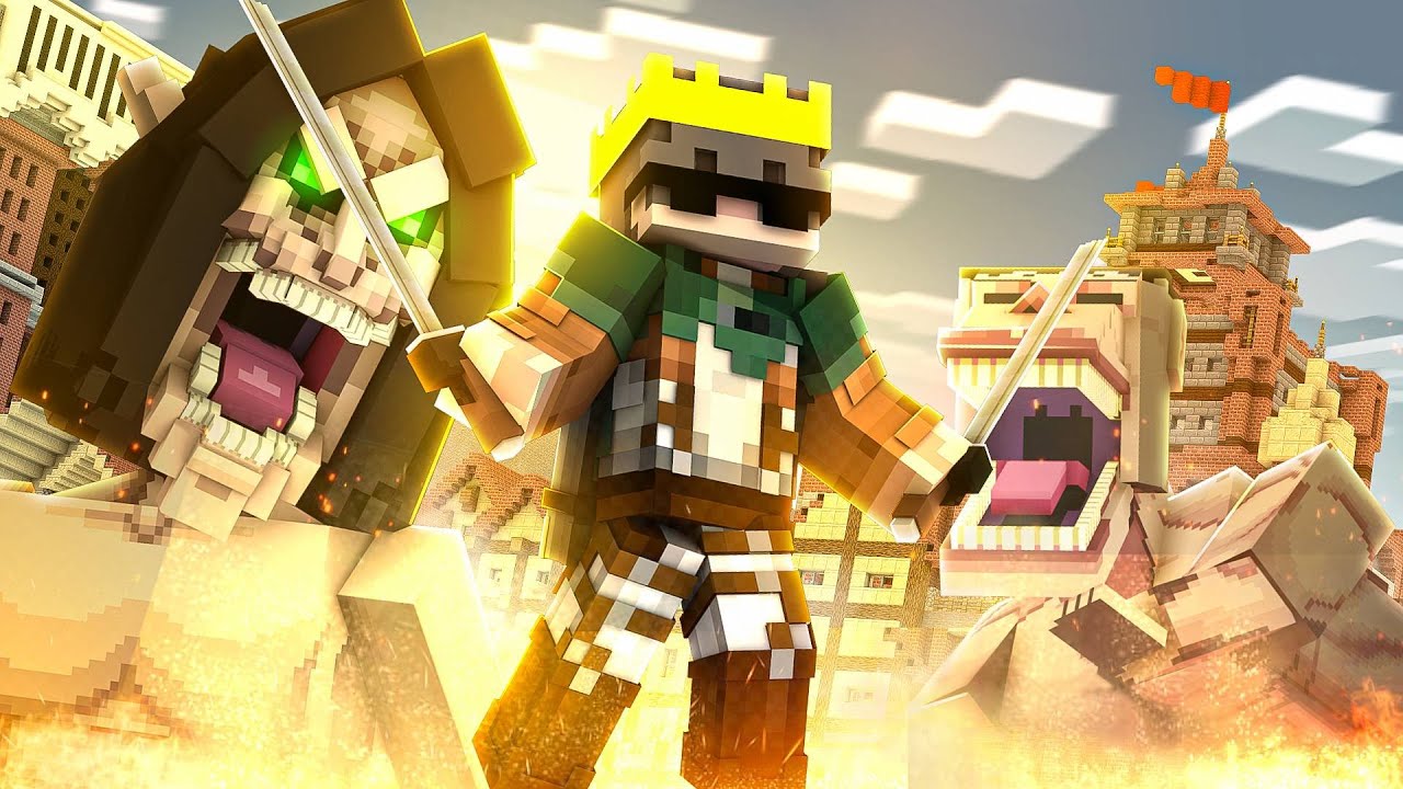 I Joined a 'TITAN ONLY' Minecraft Server!