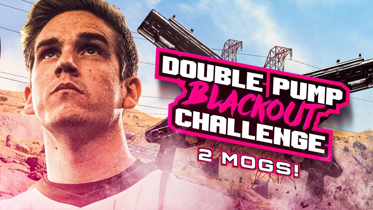 THE DOUBLE PUMP BLACKOUT CHALLENGE!! SWITCHING MOGS AFTER EVERY SHOT! (Call of Duty: Blackout)