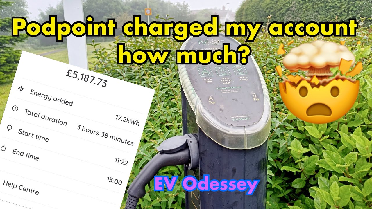 Podpoint charged my Account how much to charge my Kia EV6????🤯