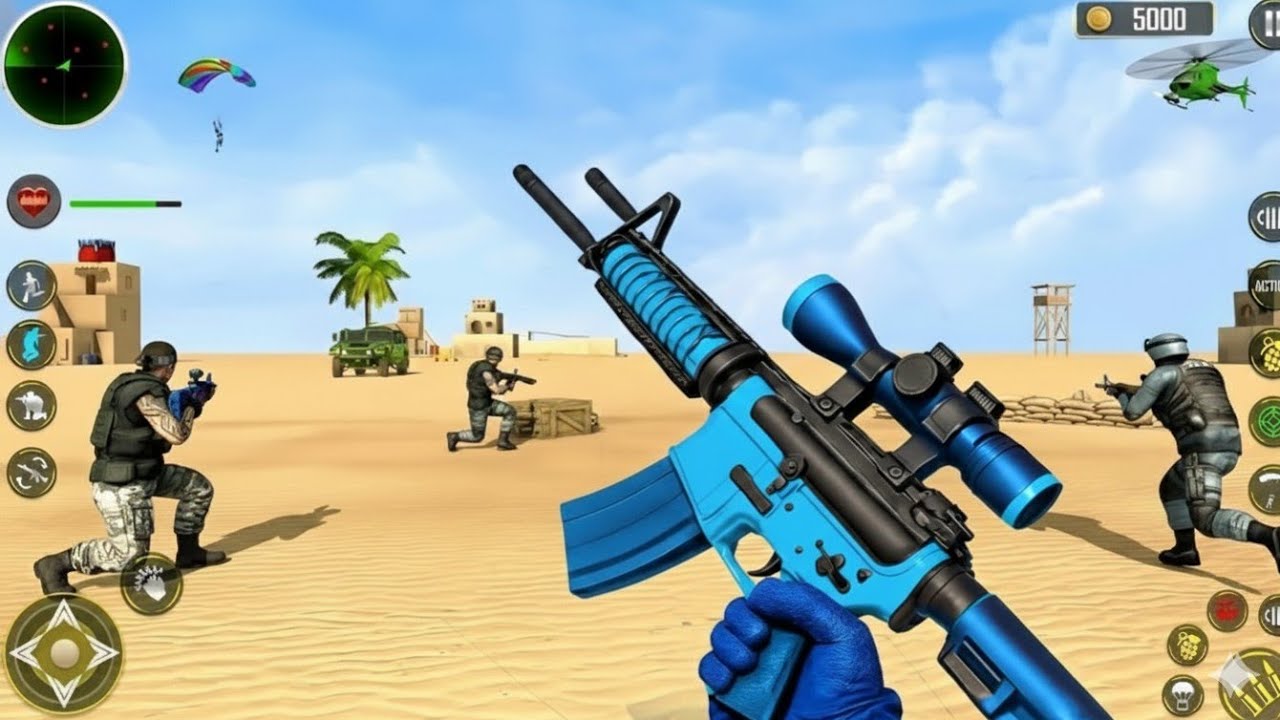 Gun Strike FPS Shooting Game - Banduk Wala Goli Wala Game - Android GamePlay