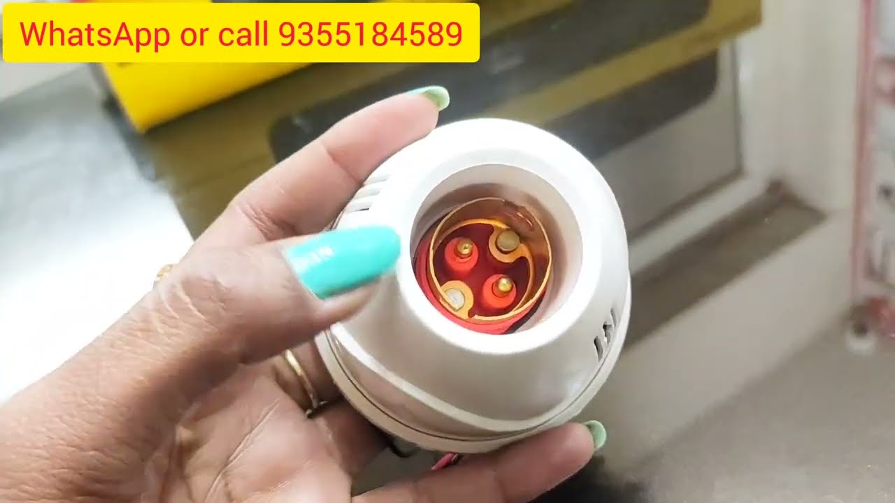 ऐसा बल्ब होल्डर आपने भी देखा होगा बल्ब बंद करने पर भी कैमरा चलेगा 24 घंटे LIVE , bulb holder camera