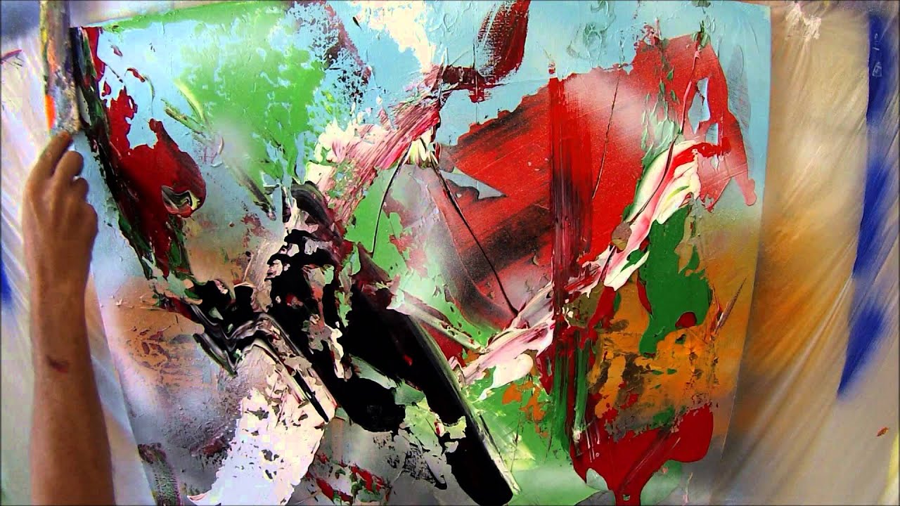 Learn To Paint Abstract Painting While Searching For Direction (HD). By Jan van Oort