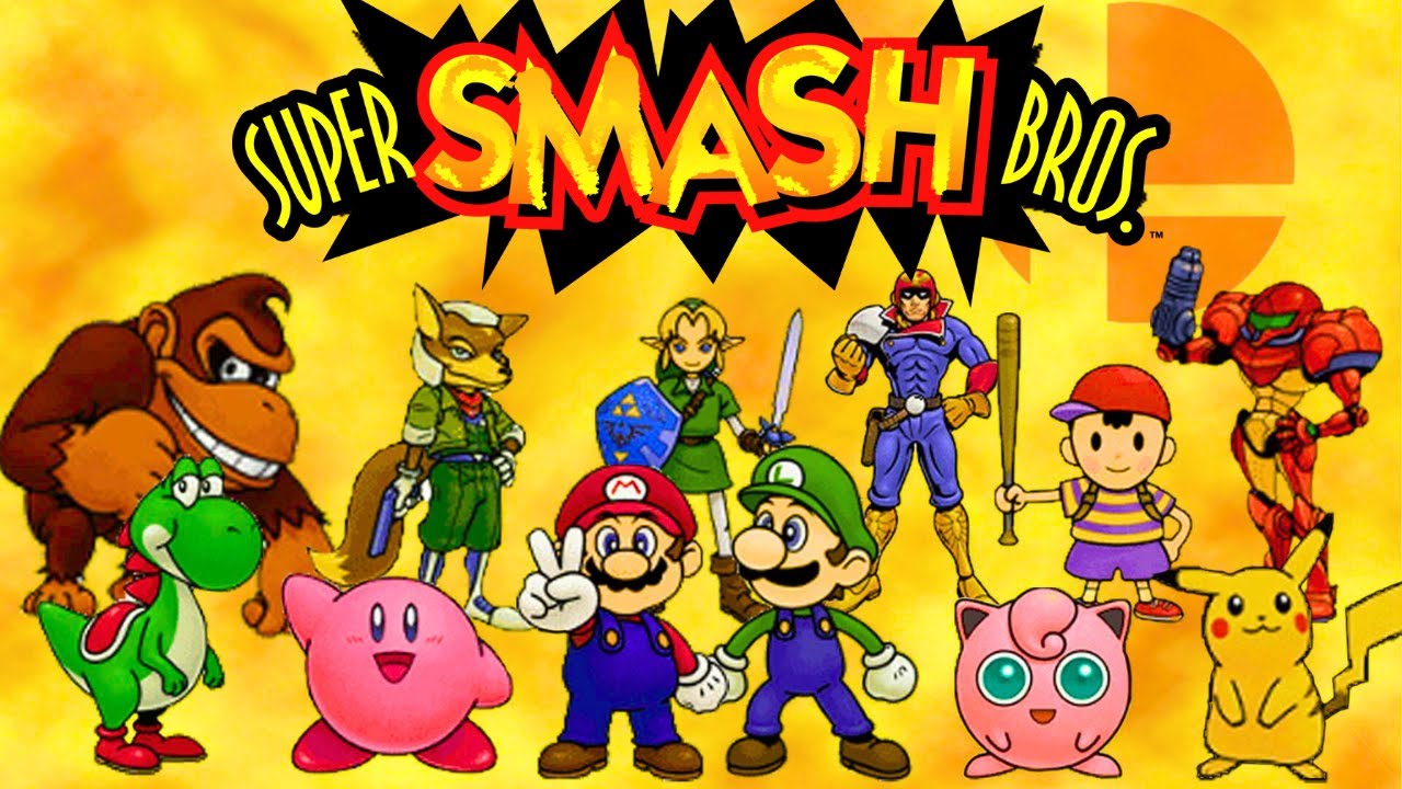 Super Smash Bros. (🎮N64) - ✨4K 60FPS Longplay | All Characters | No Commentary