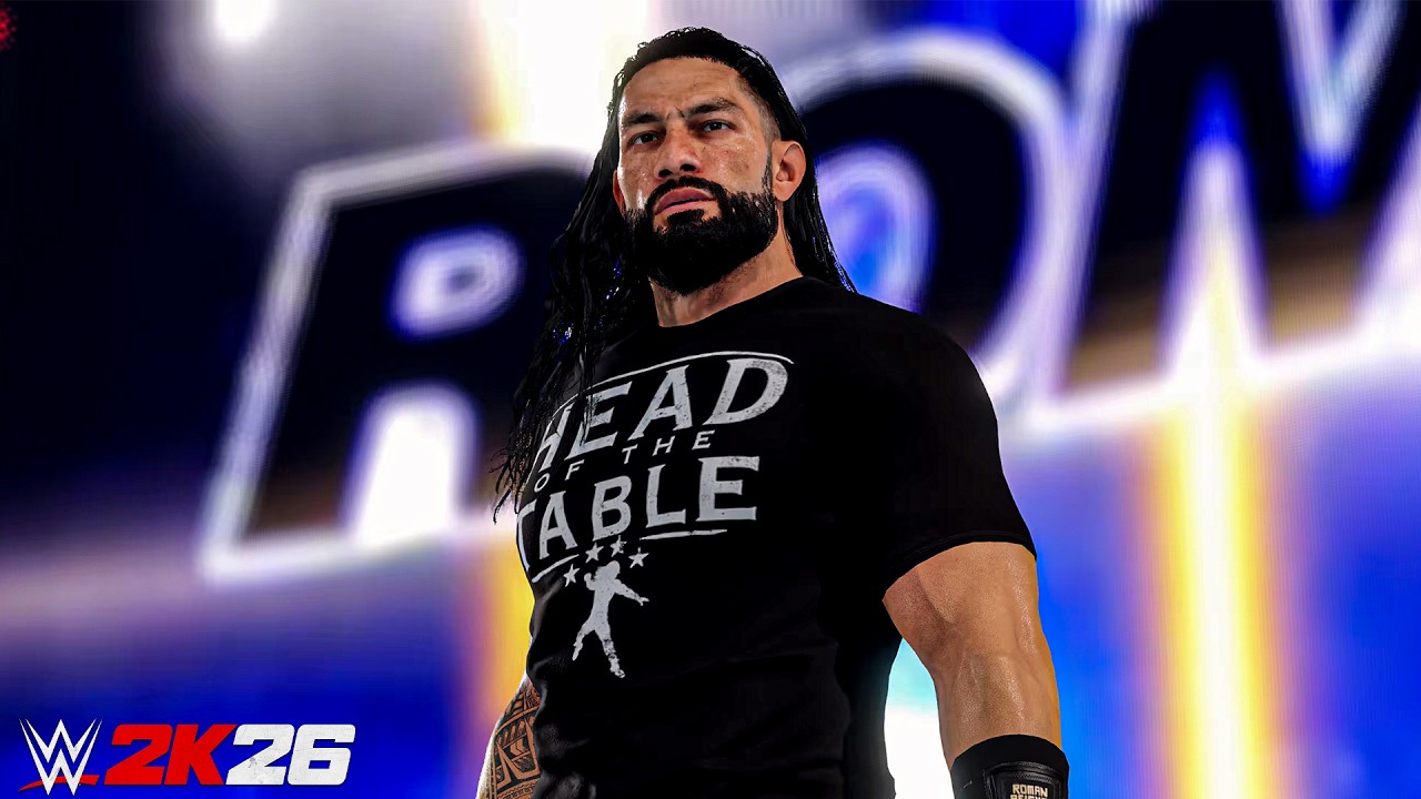 WWE 2K26: Roman Reigns ’21 Character Model Entrance Concept!