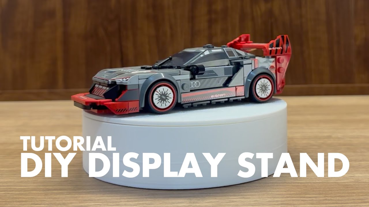 How to Make a cordless 3D Printed Rotating Display Stand (No Coding!)