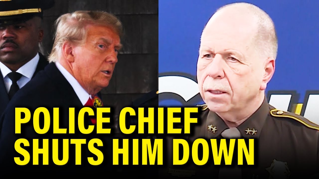 Trump PANICS as FURIOUS Police Chief GIVES FINAL WARNING