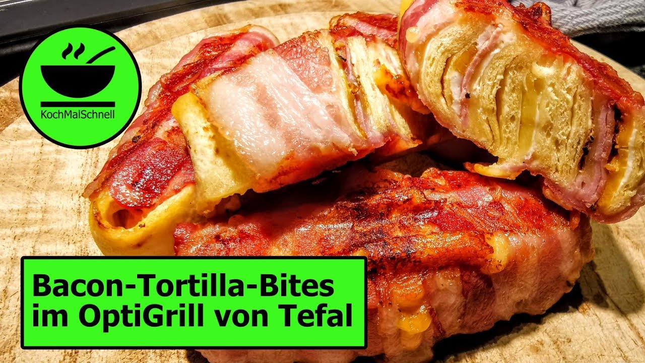 Bacon-Tortilla-Bites 🥓 im OptiGrill von KochMalSchnell