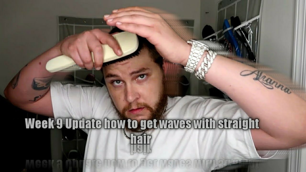 Week 9 Update how to get waves with straight hair