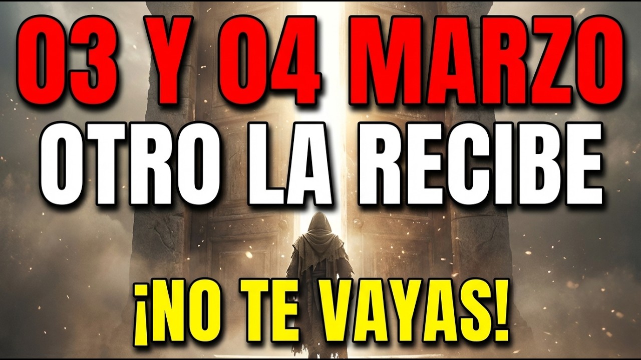 MIGUEL REVELA 3 Y 4 MARZO: SI TE VAS AHORA TU BENDICIÓN SERÁ ENTREGADA A ALGUIEN MÁS YA...