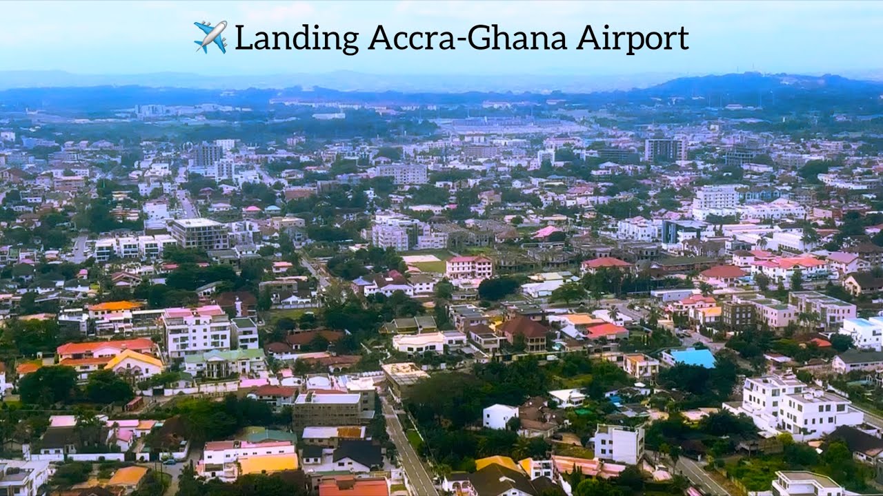 Landing in Ghana Kotoka International Airport Accra 🛫 