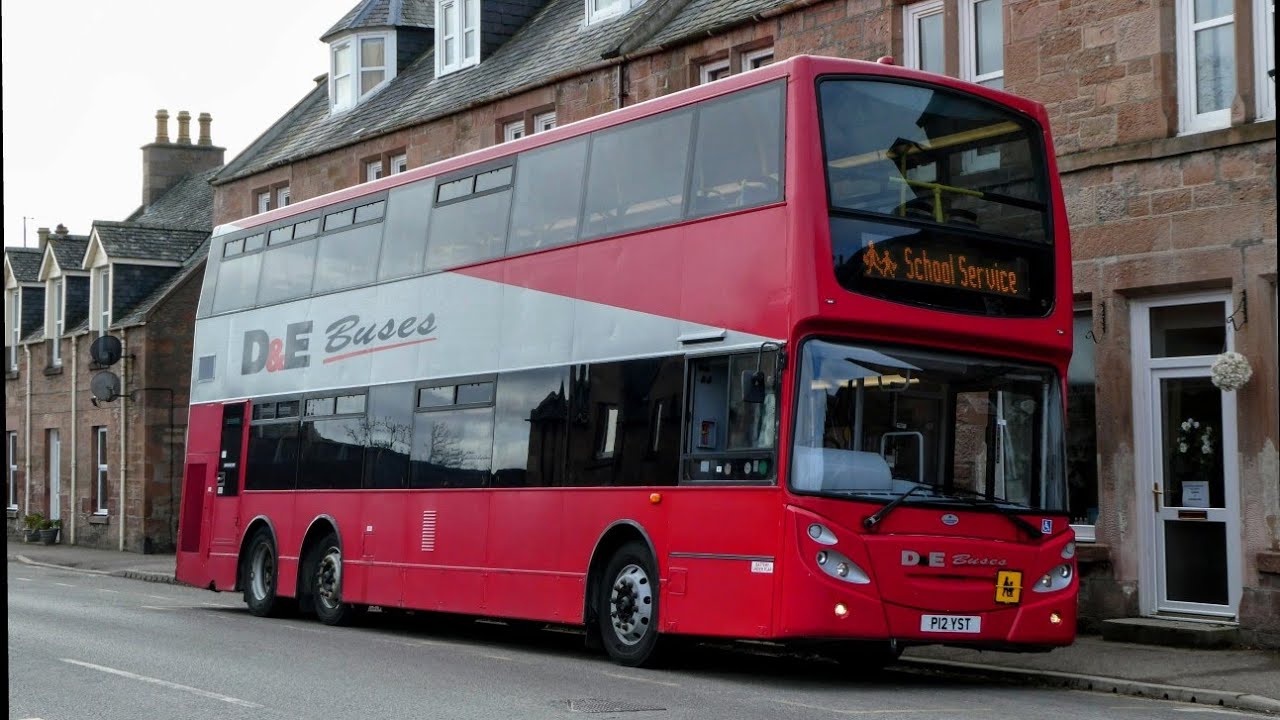 On board D&E Coaches Volvo B9TL Enviro 500 P12YST