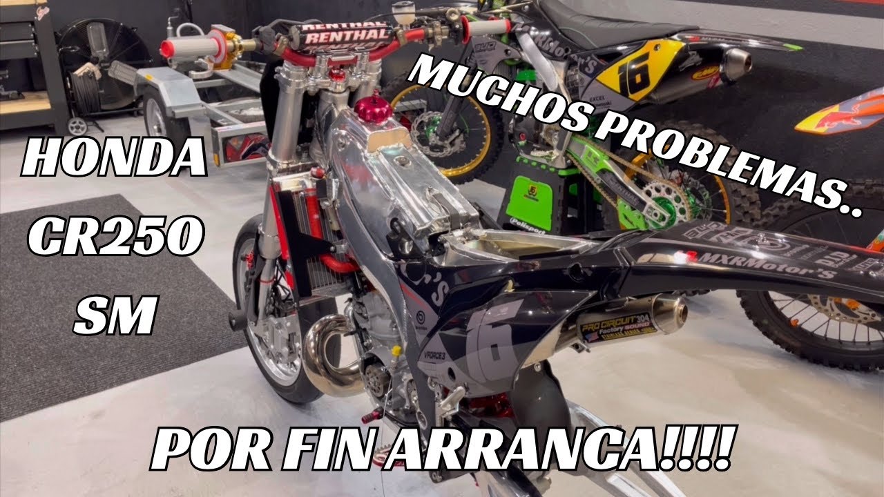 🆎[PROYECTO HONDA CR 250 SUPERMOTARD]🆎 #24 | ARRANCA POR FIN!!!!🥳🏍️🚀