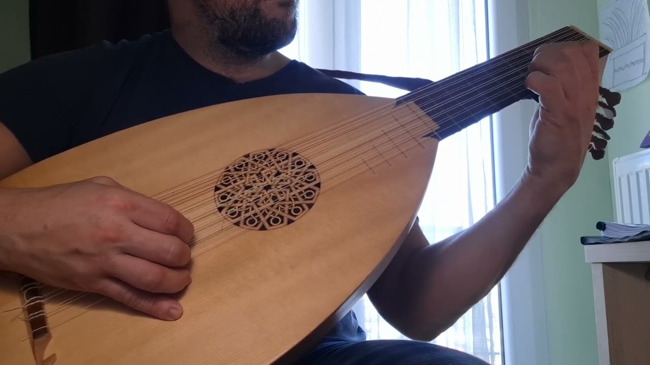 Il Bianco Fiore by Cesare Negri on renaissance lute