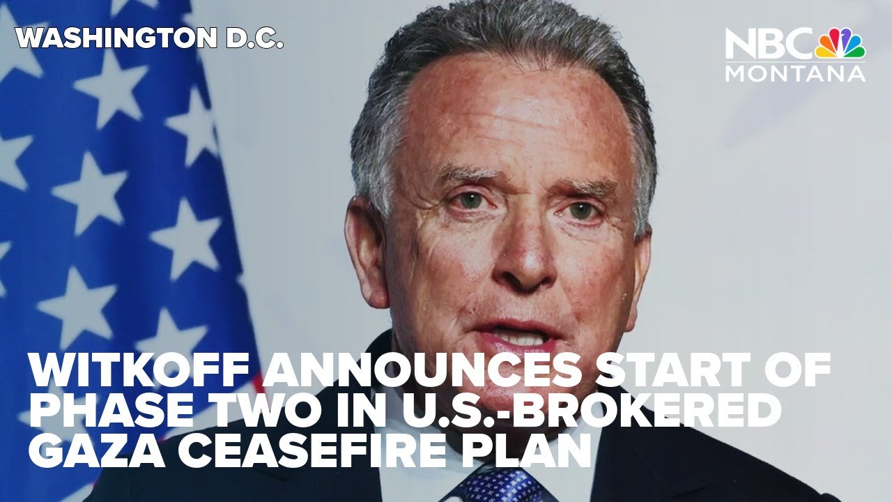 Envoy Witkoff announces start of second phase in US brokered Gaza ceasefire plan
