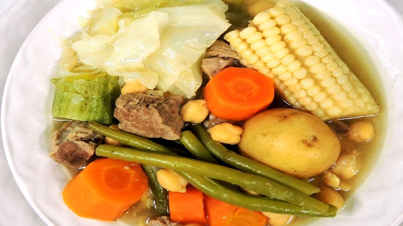 CAZUELA  O COCIDO DE RES - DELICIOSO CALDO - facil receta | #irisCocinablog