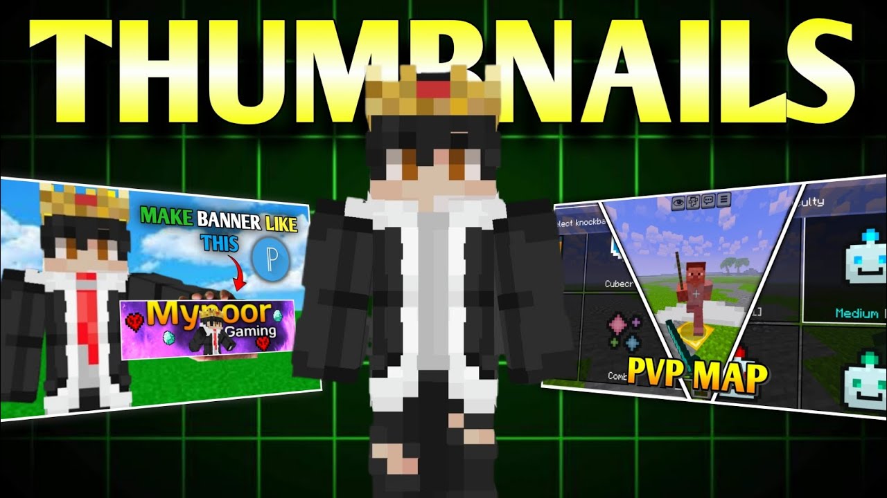 Create AMAZING Minecraft Thumbnails Like a Pro?🔥