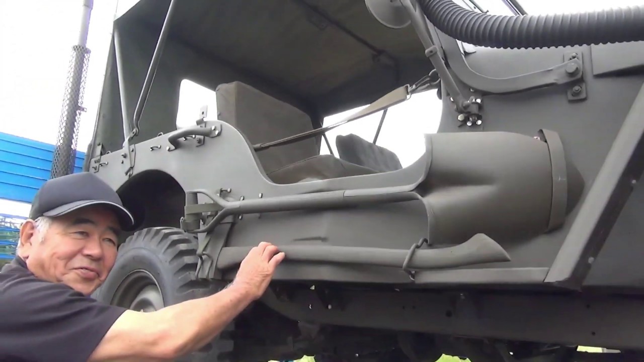 ウイリスジープのエンジン音　1962 willys jeep