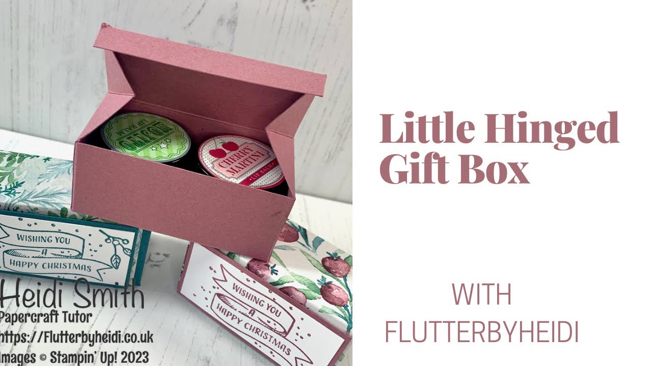 Double Lip Balm Folded Hinge Treat Box