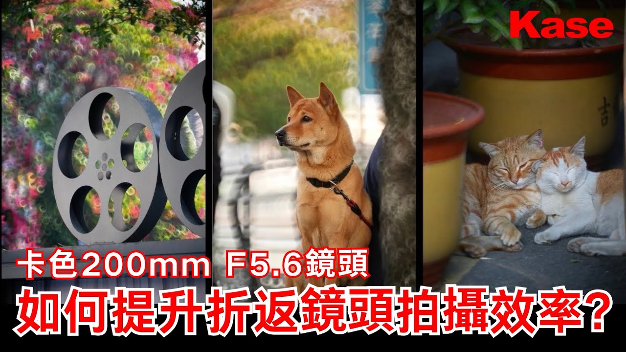 這樣設置折返鏡頭，就能大大提升拍攝效率！｜Kase卡色 200mm F5.6 折返鏡頭