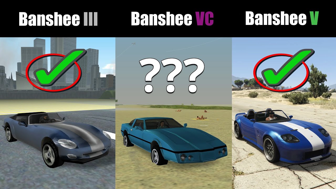 GTA Cars that breaks GTA's Vehicle Lore
