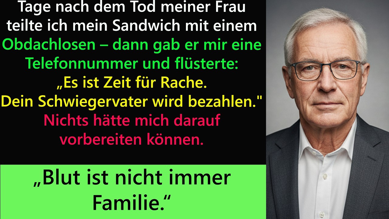 Ich gab einem Obdachlosen mein Sandwich, dann gab er mir eine Nummer und sagte： „Rache!“
