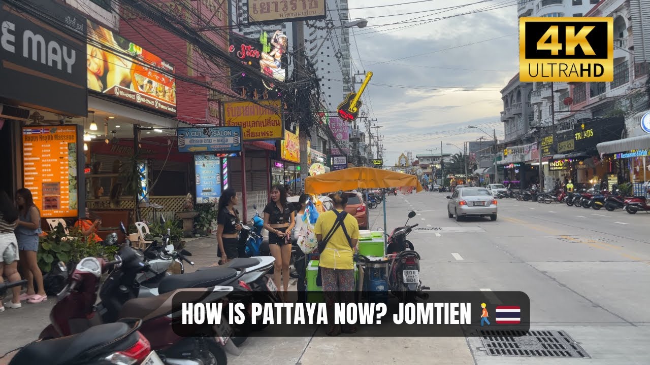 How Is Pattaya Now? Walking Jomtien Second Road to Jomtien Beach 🚶🏼🇹🇭