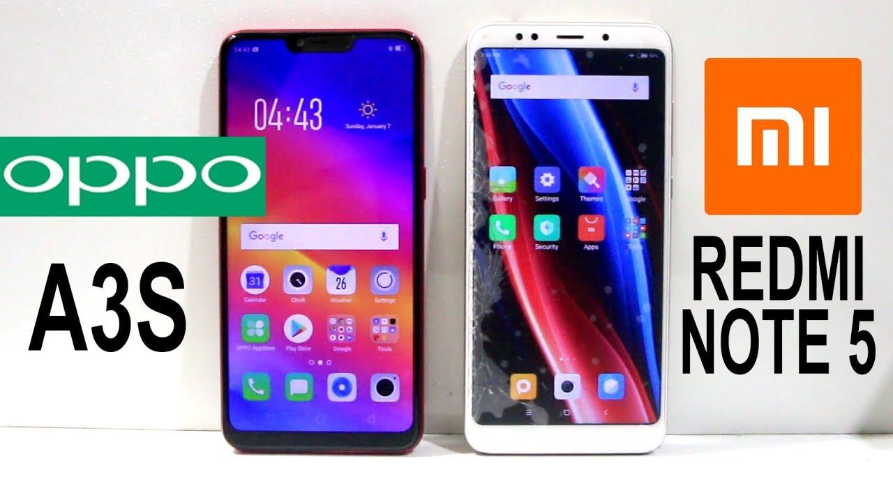 Oppo A3S Vs Redmi Note 5 Speed Test