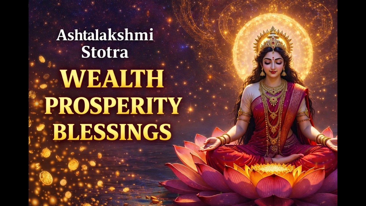 Ashtalakshmi Stotram | Ultra Realistic Divine Lakshmi | Wealth, Prosperity & Abundance|4K Devotional