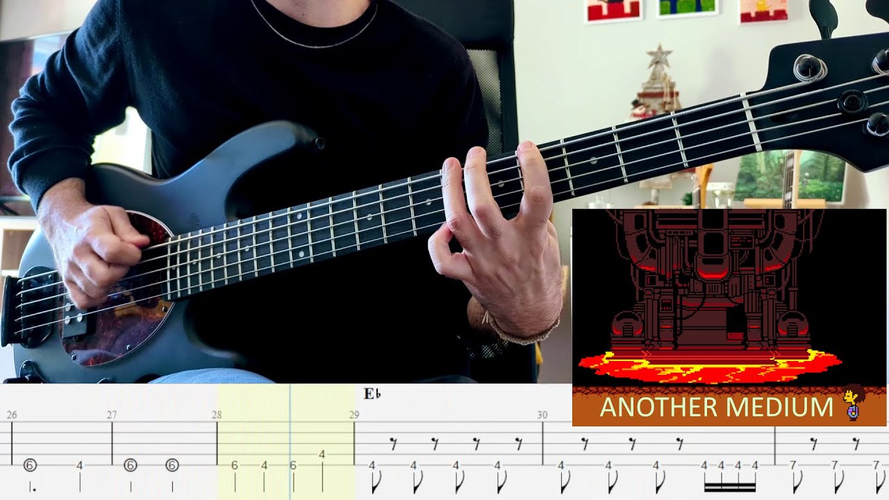Undertale - Another Medium [Bass Cover with Tabs]