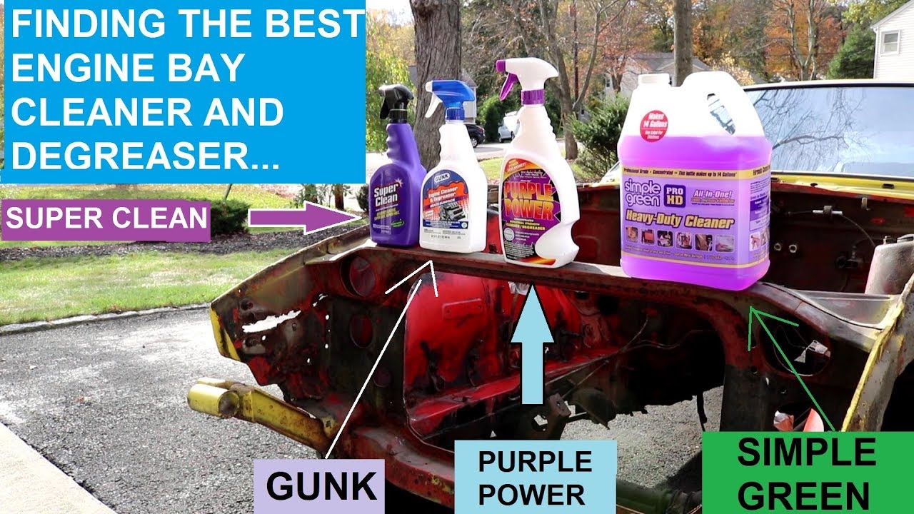 Gunk vs Purple Power vs Super Clean vs Simple Green | What is the Best Cleaner and Degreaser