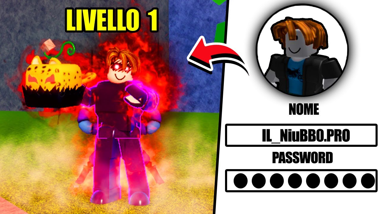 ENTRO Nel PROFILO LIVELLO 1 Più FORTE Su ROBLOX Blox Fruit