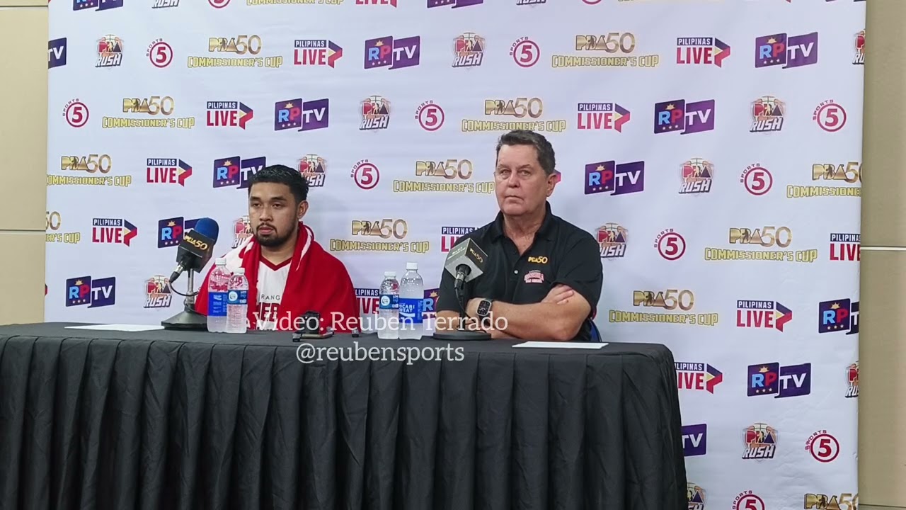 Пресс-конференция команды Barangay Ginebra после победы над Converge | Кубок комиссара PBA 50