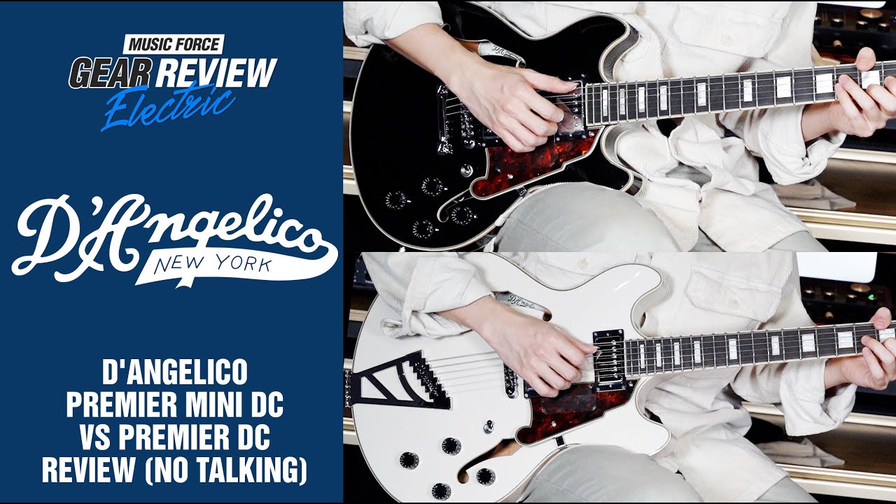 D'Angelico Premier Mini DC VS Premier DC Review (No Talking)