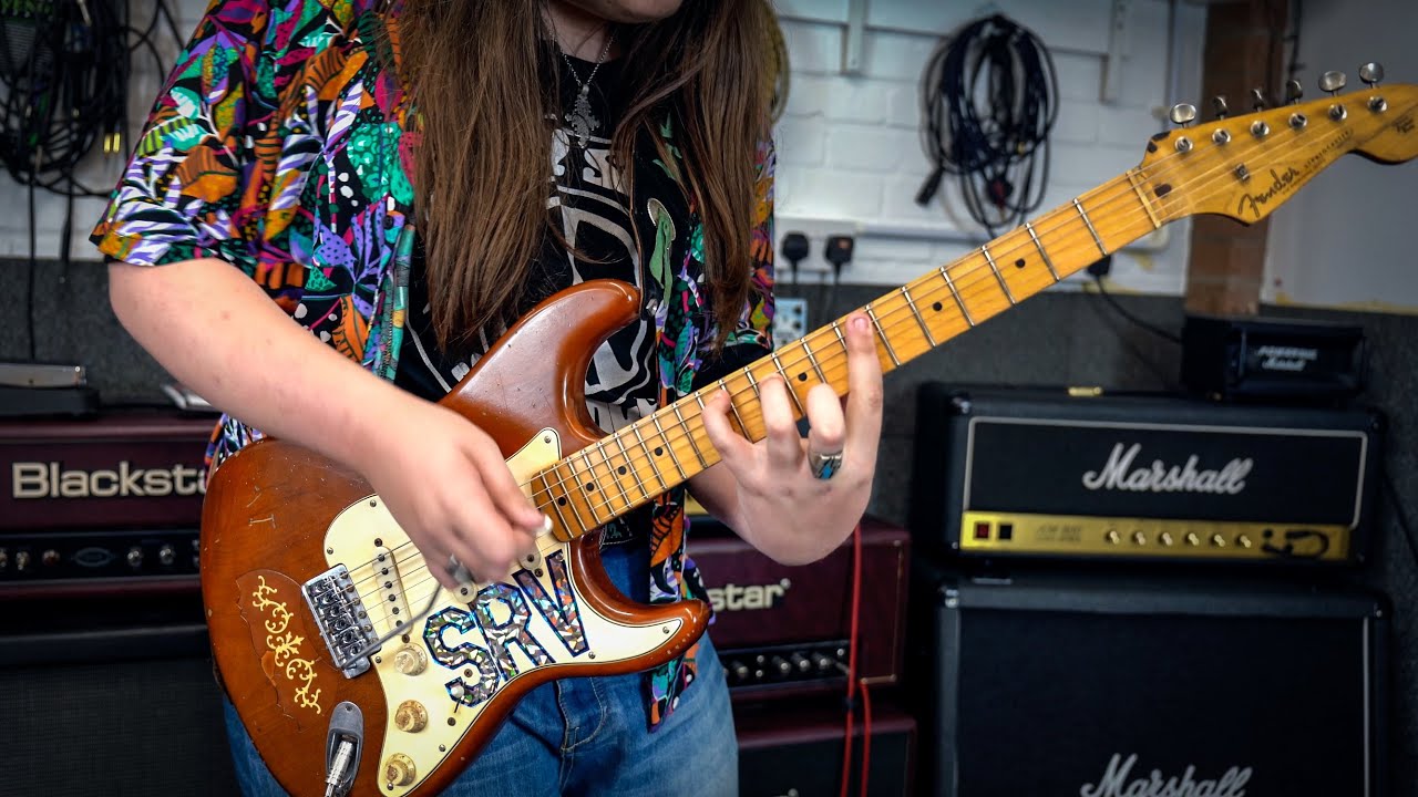 Rhys (age 15) plays Lenny on $17,000 Fender Custom Shop