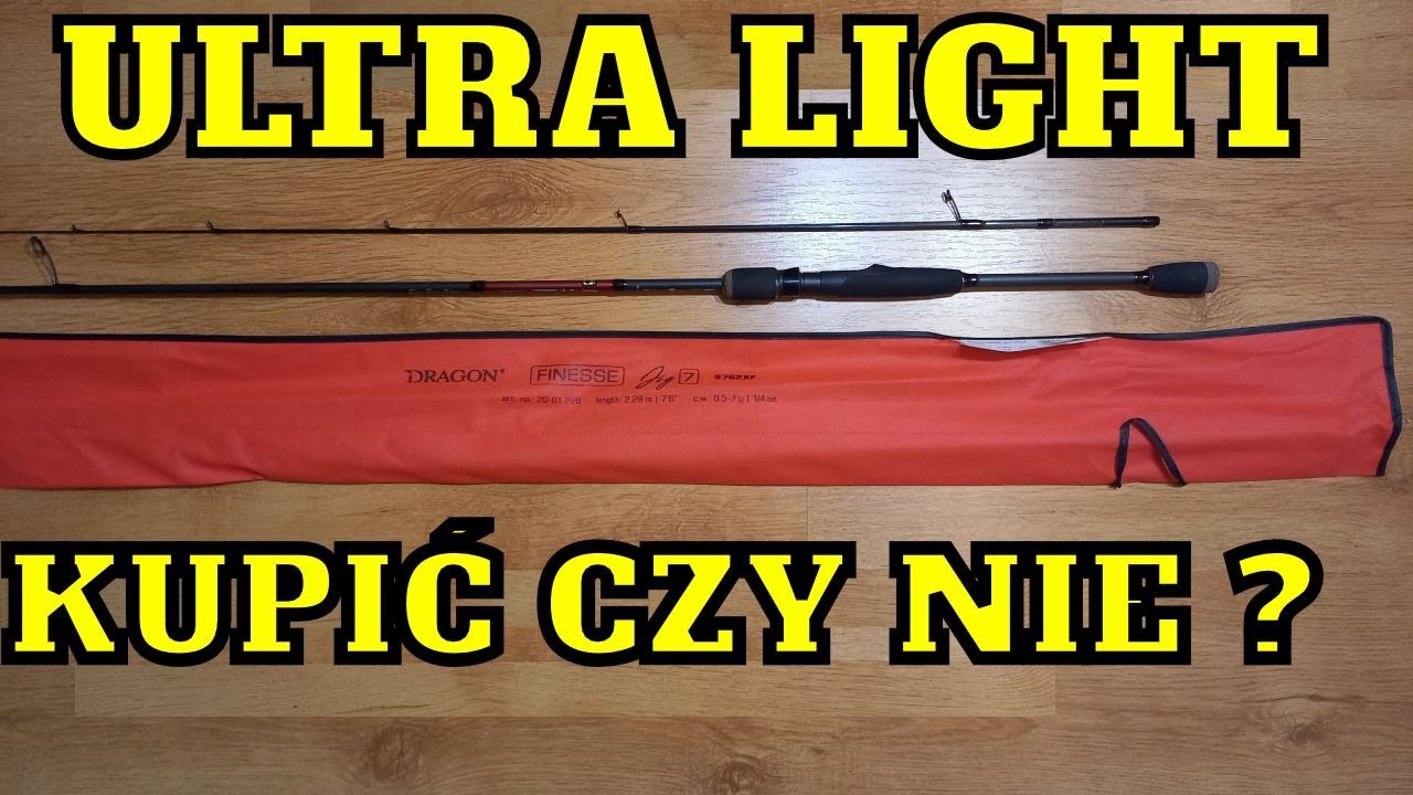 Test Wędki Dragon Finesse Jig  0,5- 7 g/ Budżetowa wędka na okonie, pstrągi, klenie/ ultralight