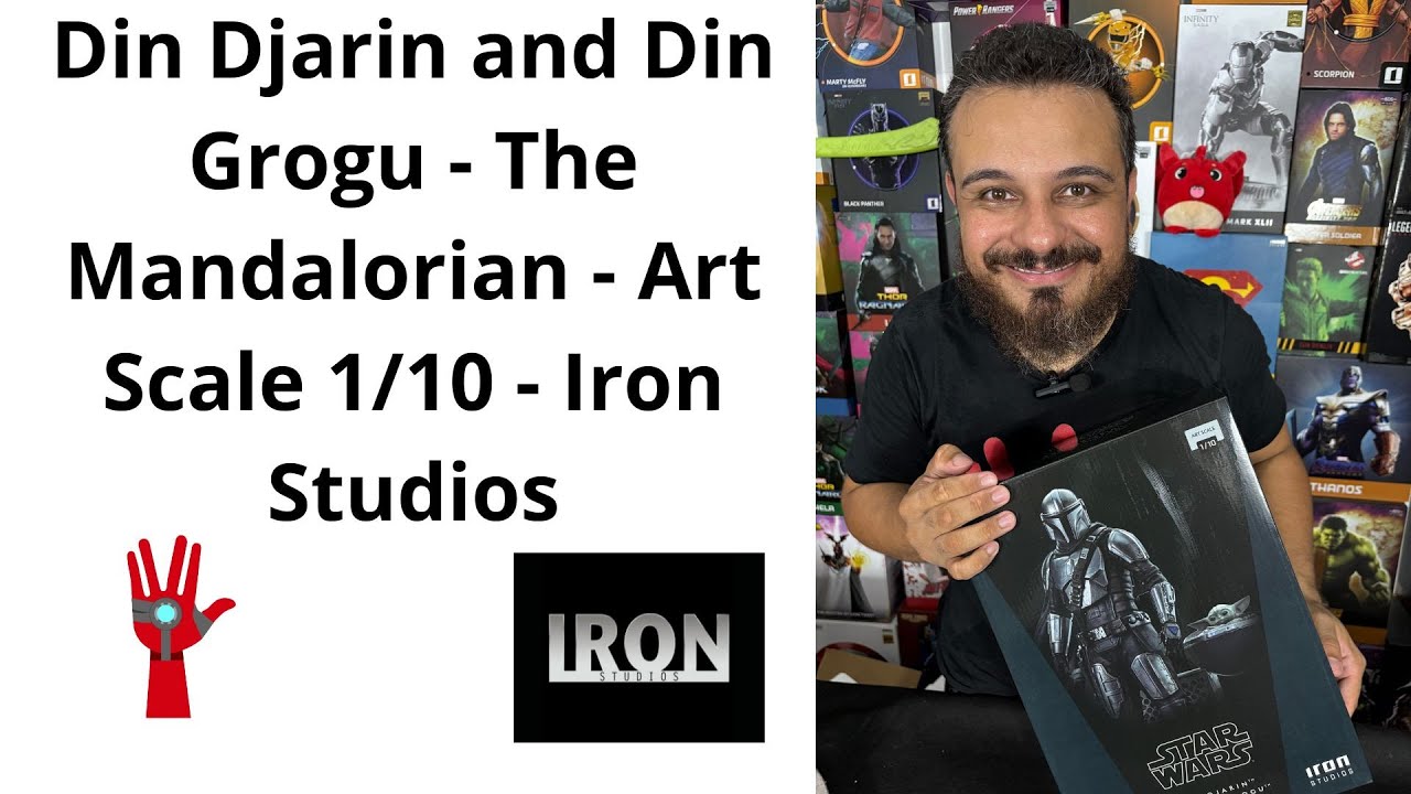 Din Djarin and Din Grogu - The Mandalorian - Art Scale 1/10 - Iron Studios