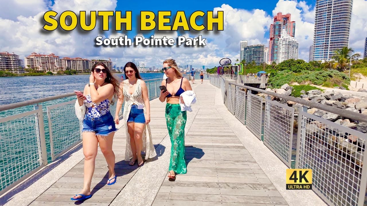 Miami&rsquo;s South Pointe Park 🌊 | The Best Beach Walk in Miami Beach