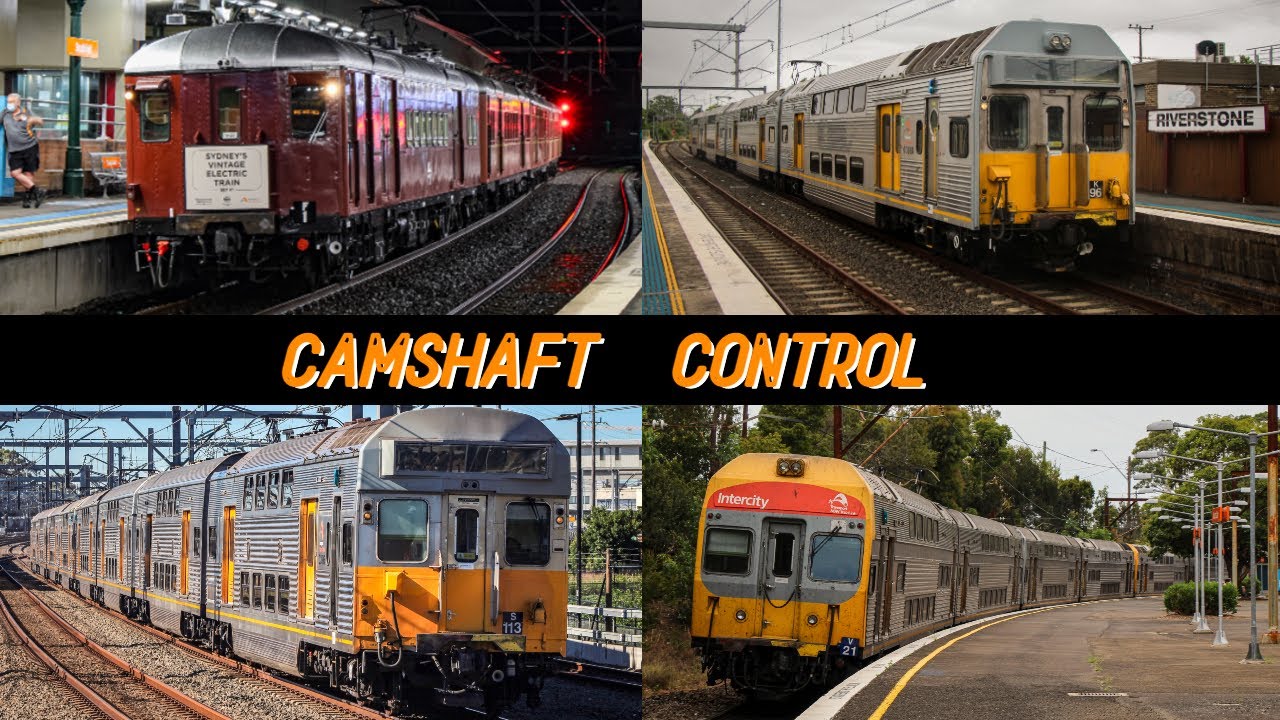 Sydney Trains Traction Motor compilation - Camshaft Control