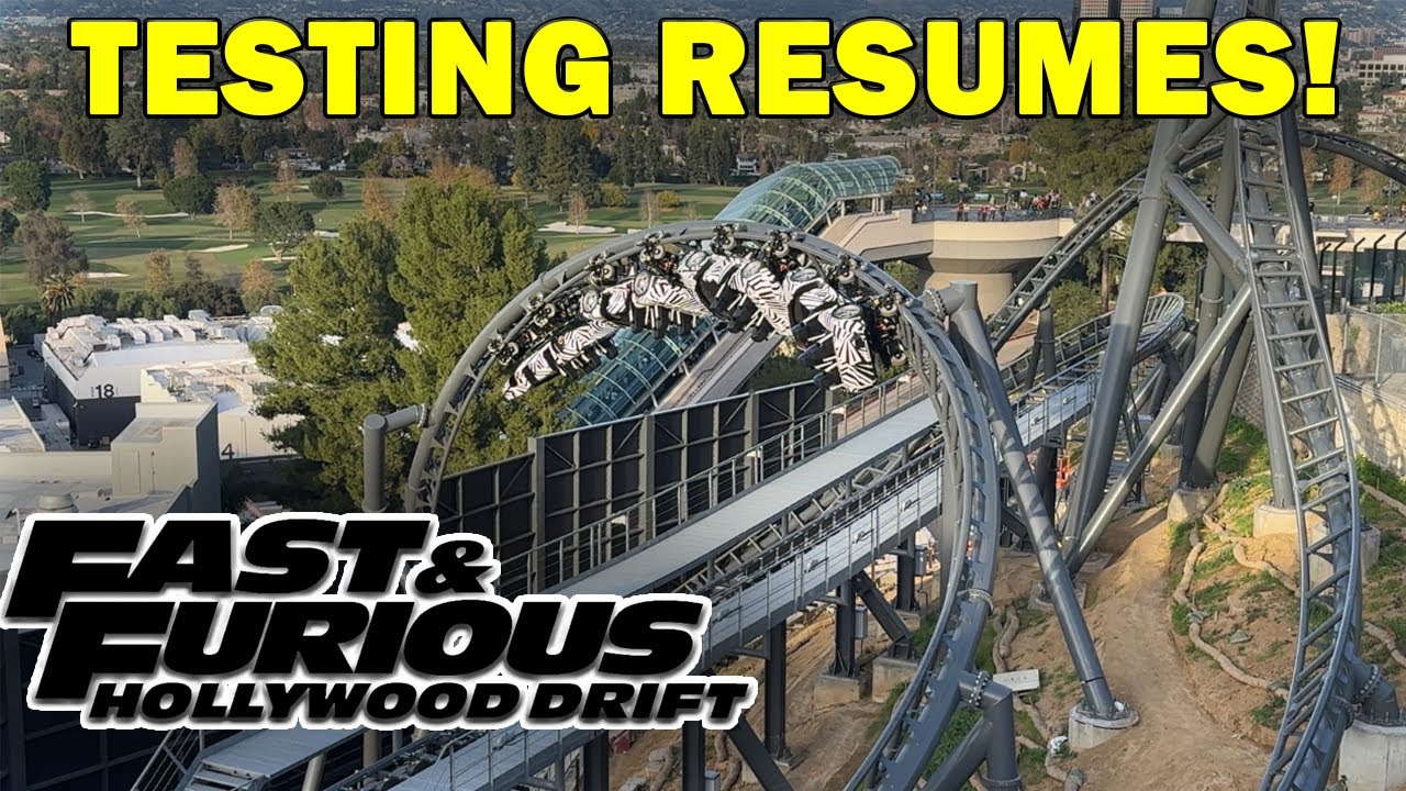 Testing RESUMES For Fast & Furious Coaster At Universal Studios Hollywood!